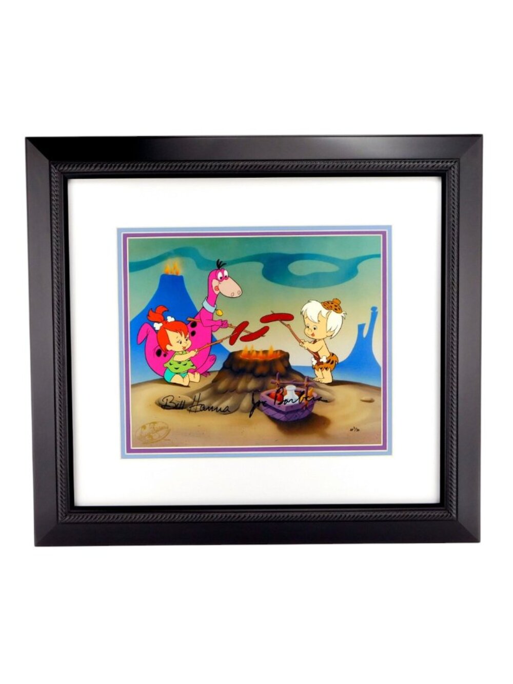 The FLINTSTONES #3 A/P Weenie Roast Cel Limited Edition Hanna Barbera Art Cell